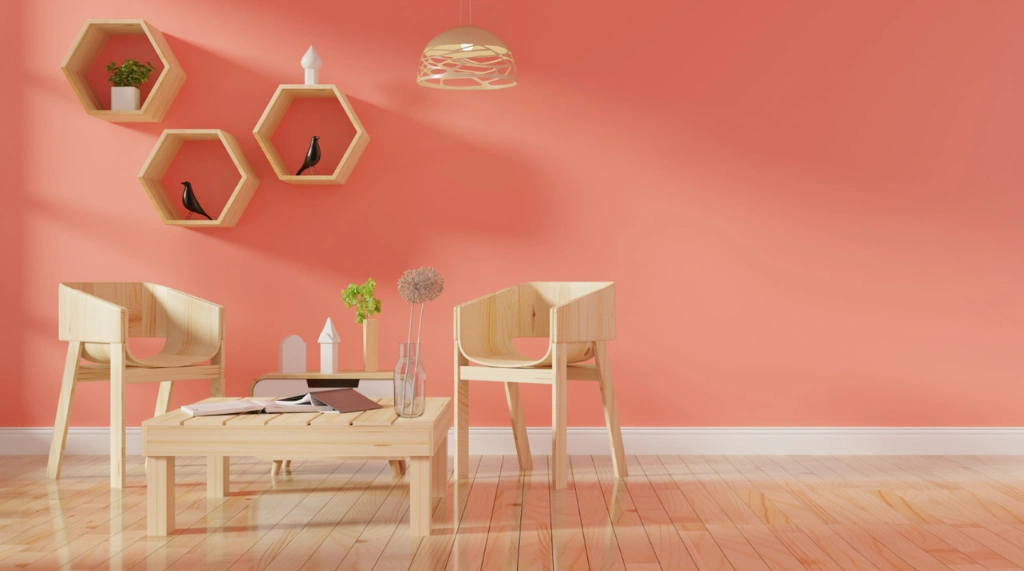 Cat Rumah Minimalis Pink Peach