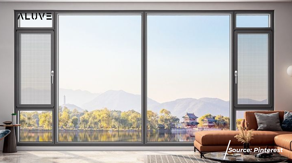 Jendela Aluminium Casement