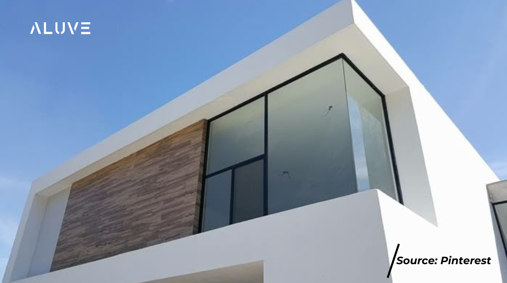 Jendela Aluminium Corner