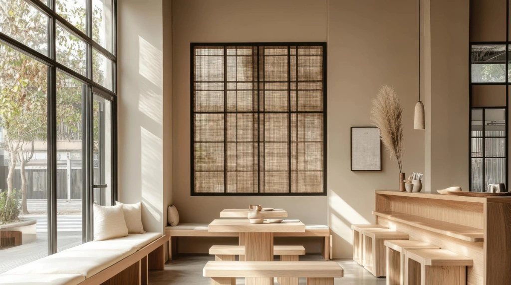 Konsep Cafe Minimalis Japandi