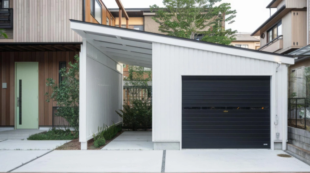 Model Pintu Garasi Sliding Minimalis Horizontal