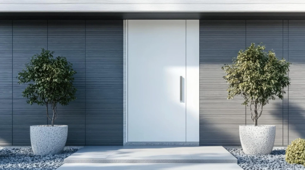 Pintu Aluminium 1 Pintu Polos Minimalis