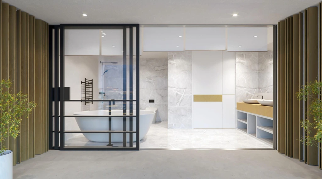 tips memilih jenis pintu sesuai ukuran lebar kamar mandi