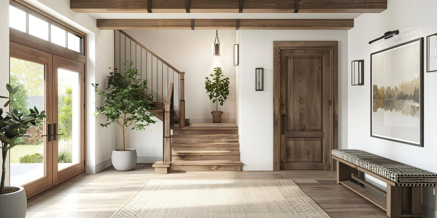 Warna Pintu Kayu Rustic yang Khas